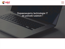 Tablet Screenshot of hbz.pl